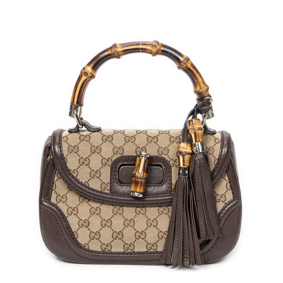 Gucci Bamboo Tassel Top Handle - Picture 1 of 10